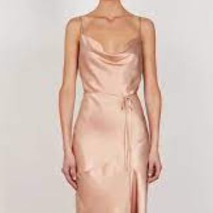 Shona Joy La Lune Bias Cowl Maxi Dress - Desert Rose